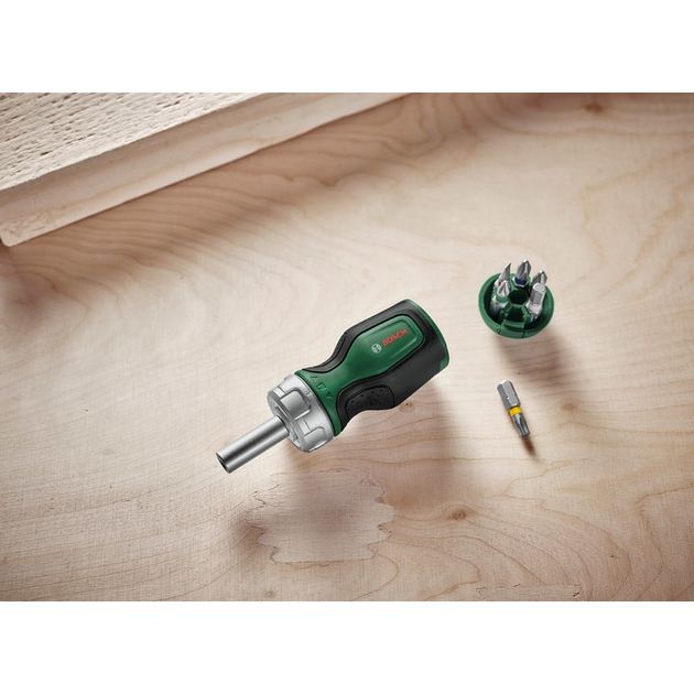 Bosch Викрутка з храповиком 6 насадок, фото , изображение 4 | SNABZHENIE.com.ua