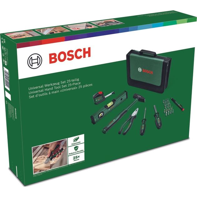 Bosch Набір інструментів, 25шт, універсальних, фото , зображення 10 | SNABZHENIE.com.ua