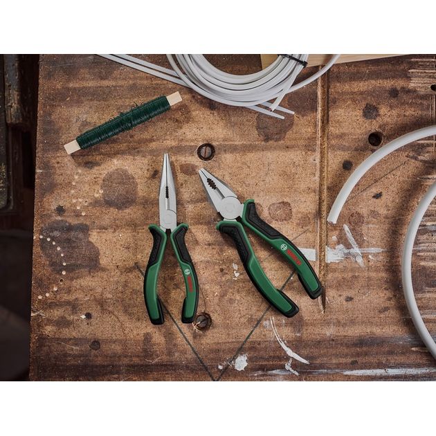 Bosch Плоскогубці, набір 2 шт, комбіновані, подовжені, фото , зображення 3 | SNABZHENIE.com.ua Bosch Плоскогубці, набір 2 шт, комбіновані, подовжені, фото , зображення 3 | SNABZHENIE.com.ua