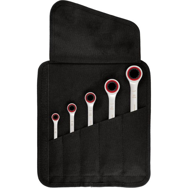 Bosch Ключі комбіновані, набір 5шт, 8,10,13,17,19мм, фото , изображение 7 | SNABZHENIE.com.ua