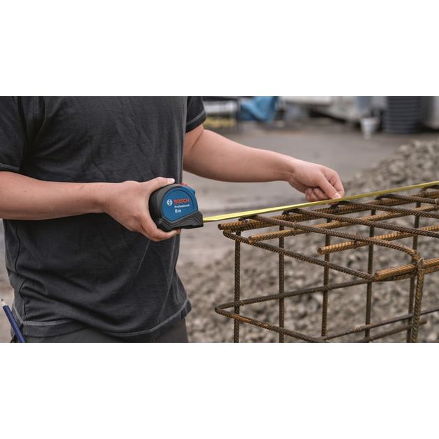 Bosch Рулетка, 8м х 25мм, фото , изображение 3 | SNABZHENIE.com.ua