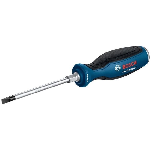 Bosch Викрутка плоска, прецизійна, SL5.5x100мм, фото  | SNABZHENIE.com.ua