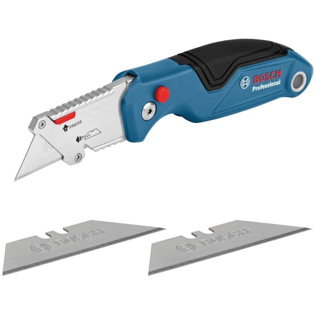 Bosch Ніж, набыр 2 шт, складний трапецієподібне лезо,корпус пластик, сегментоване лезо корпус пластик, фото , изображение 7 | SNABZHENIE.com.ua Bosch Ніж, набыр 2 шт, складний трапецієподібне лезо,корпус пластик, сегментоване лезо корпус пластик, фото , изображение 7 | SNABZHENIE.com.ua