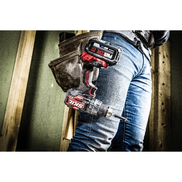 Skil Шурупокрут-дриль ударний акумуляторний 3085 CA XP 20В 130Нм 600·2100об·хв 1.65кг без АКБ та ЗУ, фото , изображение 6 | SNABZHENIE.com.ua Skil Шурупокрут-дриль ударний акумуляторний 3085 CA XP 20В 130Нм 600·2100об·хв 1.65кг без АКБ та ЗУ, фото , изображение 6 | SNABZHENIE.com.ua