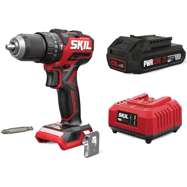 Skil Шуруповерт-дриль ударний акумуляторний 3075 CA Compact 20В 1х2.5А-год 60Нм 500-1800об-хв 0.9кг, фото  | SNABZHENIE.com.ua