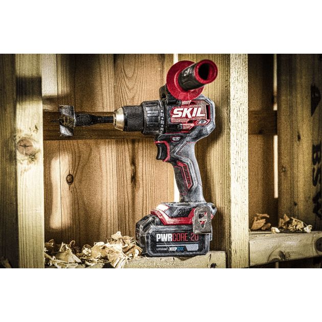 Skil Шурупокрут-дриль акумуляторний 3080 CA XP 20В 1х2.5А-год 130Нм 600-2100об-хв 1.55кг, фото , изображение 3 | SNABZHENIE.com.ua Skil Шурупокрут-дриль акумуляторний 3080 CA XP 20В 1х2.5А-год 130Нм 600-2100об-хв 1.55кг, фото , изображение 3 | SNABZHENIE.com.ua