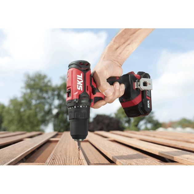 Skil Шурупокрут-дриль акумуляторний 3008 CA 20В 50Нм 420·1450об·хв 0.97кг без АКБ та ЗУ, фото , изображение 5 | SNABZHENIE.com.ua Skil Шурупокрут-дриль акумуляторний 3008 CA 20В 50Нм 420·1450об·хв 0.97кг без АКБ та ЗУ, фото , изображение 5 | SNABZHENIE.com.ua