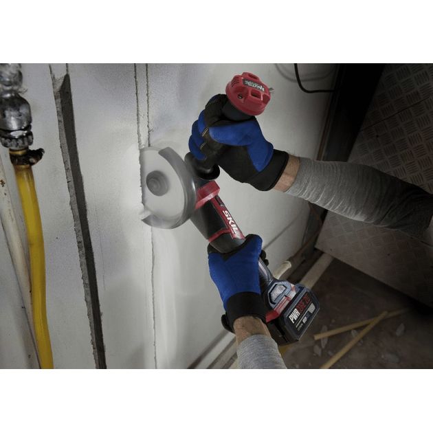 Skil Шліфмашина кутова акумуляторна 3930 CB XP 125мм 20В 1х2.5А-год 8500об-хв VRS+ плав. пуск 1.88кг, фото , изображение 7 | SNABZHENIE.com.ua Skil Шліфмашина кутова акумуляторна 3930 CB XP 125мм 20В 1х2.5А-год 8500об-хв VRS+ плав. пуск 1.88кг, фото , изображение 7 | SNABZHENIE.com.ua