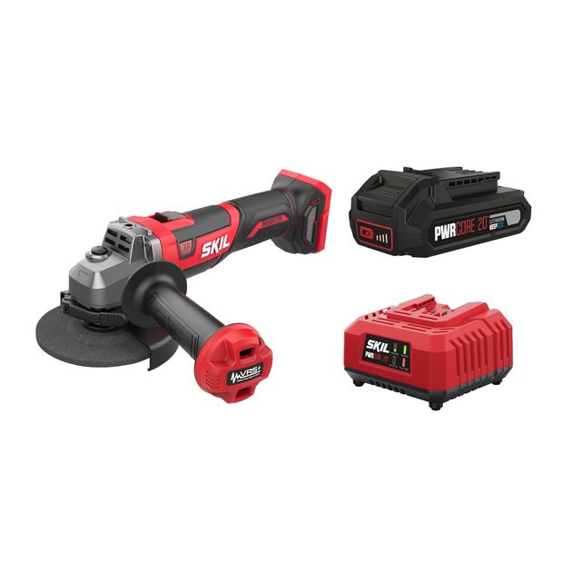 Skil Шліфмашина кутова акумуляторна 3930 CB XP 125мм 20В 1х2.5А-год 8500об-хв VRS+ плав. пуск 1.88кг, фото , изображение 2 | SNABZHENIE.com.ua Skil Шліфмашина кутова акумуляторна 3930 CB XP 125мм 20В 1х2.5А-год 8500об-хв VRS+ плав. пуск 1.88кг, фото , изображение 2 | SNABZHENIE.com.ua