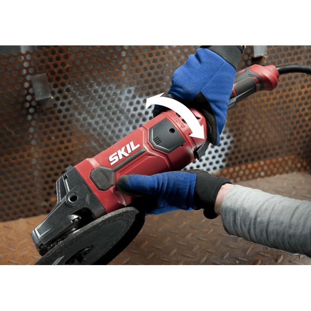 Skil Шліфмашина кутова 9791 AB 230мм 2200Вт 6600об·хв VRS+ плав. пуск 6.17кг, фото , изображение 6 | SNABZHENIE.com.ua Skil Шліфмашина кутова 9791 AB 230мм 2200Вт 6600об·хв VRS+ плав. пуск 6.17кг, фото , изображение 6 | SNABZHENIE.com.ua