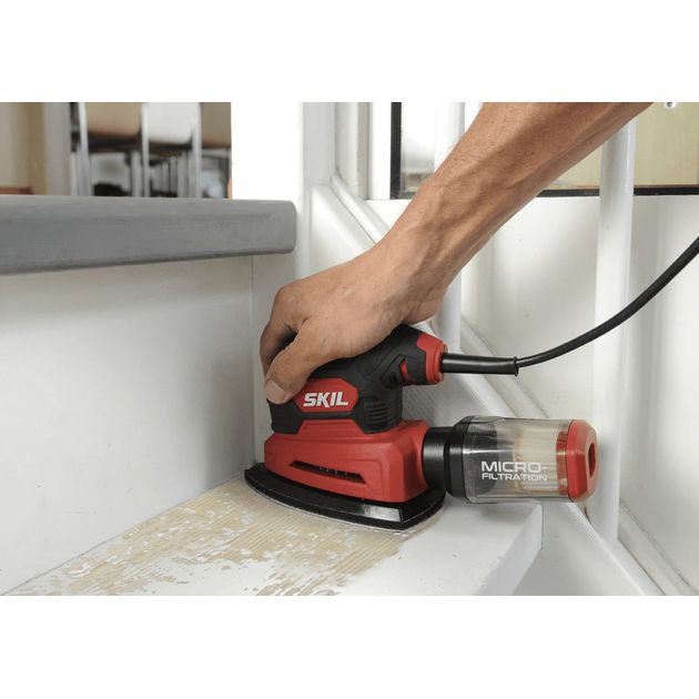 Skil Шліфмашина вібраційна 7260 AA 100Вт платформа 151х102 24000кол·хв 0.8кг, фото , изображение 3 | SNABZHENIE.com.ua Skil Шліфмашина вібраційна 7260 AA 100Вт платформа 151х102 24000кол·хв 0.8кг, фото , изображение 3 | SNABZHENIE.com.ua