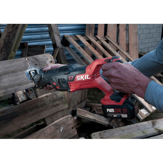 Skil Пила шабельна акумуляторна 3480 CB XP 20В 1х2.5А-год пропил 265мм хід 29мм 2.9кг, фото , изображение 9 | SNABZHENIE.com.ua Skil Пила шабельна акумуляторна 3480 CB XP 20В 1х2.5А-год пропил 265мм хід 29мм 2.9кг, фото , изображение 9 | SNABZHENIE.com.ua