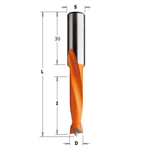 Длинное сверло 4,76 x 35 x 70 мм с хвостовиком 10 мм CMT, фото  | SNABZHENIE.com.ua