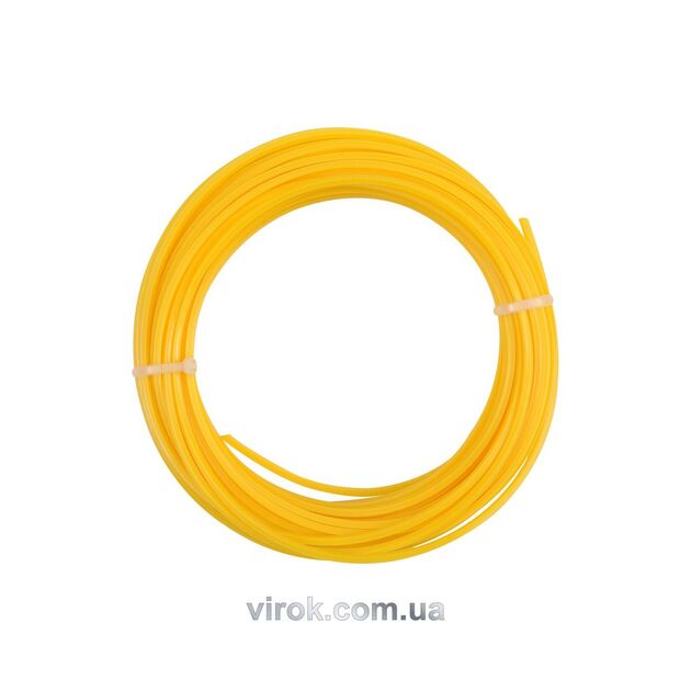 Жилка для триммера квадратная FLO 1,6 мм х 10 м, фото  | SNABZHENIE.com.ua