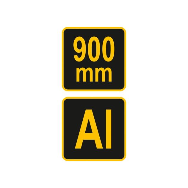 Струбцина рельсовая VOREL с алюминиевой рейкой, 900 мм, фото , изображение 3 | SNABZHENIE.com.ua