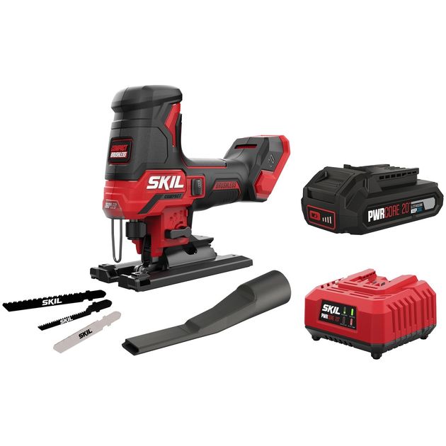 Skil Лобзик 3440 CA Compact акумуляторний безщітковий 20В 1х2.5А-год 3500об/хв хід 23мм 1.5кг, фото  | SNABZHENIE.com.ua