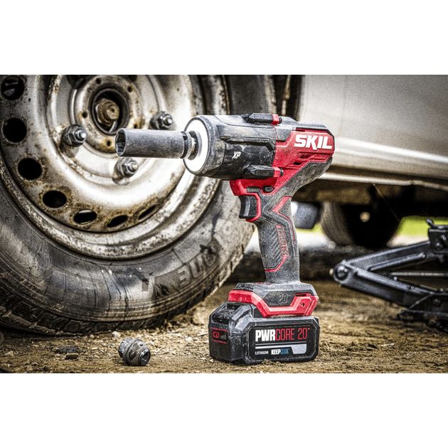 Skil Гайковерт ударний 3285 CA XP 20В 1х2.5А-год до 2850об-хв 700Нм 2.25кг, фото , изображение 5 | SNABZHENIE.com.ua Skil Гайковерт ударний 3285 CA XP 20В 1х2.5А-год до 2850об-хв 700Нм 2.25кг, фото , изображение 5 | SNABZHENIE.com.ua