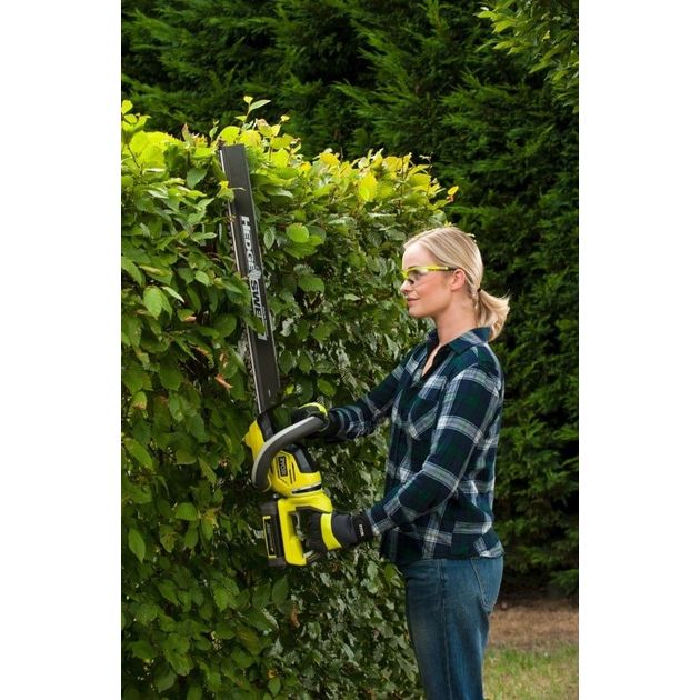 Ryobi Кущоріз акумуляторний Max Power RHT36C61R20S 36В акб 1х2А·год 60см крок різу 26мм 2.8кг, фото , зображення 5 | SNABZHENIE.com.ua Ryobi Кущоріз акумуляторний Max Power RHT36C61R20S 36В акб 1х2А·год 60см крок різу 26мм 2.8кг, фото , зображення 5 | SNABZHENIE.com.ua