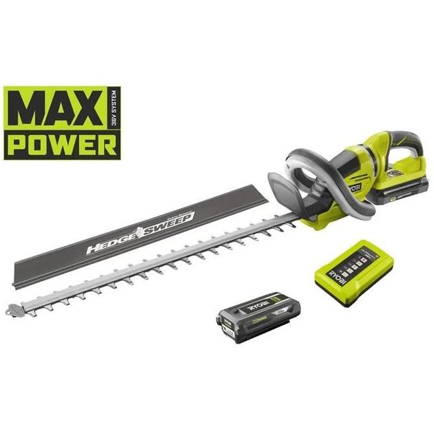 Ryobi Кущоріз акумуляторний Max Power RHT36C61R20S 36В акб 1х2А·год 60см крок різу 26мм 2.8кг, фото  | SNABZHENIE.com.ua