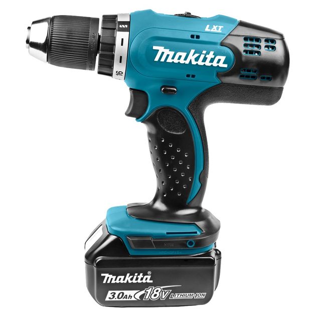 Makita Шурупокрут-дриль акумуляторний DDF453RFE 18B 2х3А·год 42Нм 0-400·0-1300 об·хв кейс 1.8кг, фото , зображення 3 | SNABZHENIE.com.ua Makita Шурупокрут-дриль акумуляторний DDF453RFE 18B 2х3А·год 42Нм 0-400·0-1300 об·хв кейс 1.8кг, фото , зображення 3 | SNABZHENIE.com.ua
