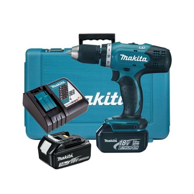 Makita Шурупокрут-дриль акумуляторний DDF453RFE 18B 2х3А·год 42Нм 0-400·0-1300 об·хв кейс 1.8кг, фото , зображення 5 | SNABZHENIE.com.ua Makita Шурупокрут-дриль акумуляторний DDF453RFE 18B 2х3А·год 42Нм 0-400·0-1300 об·хв кейс 1.8кг, фото , зображення 5 | SNABZHENIE.com.ua