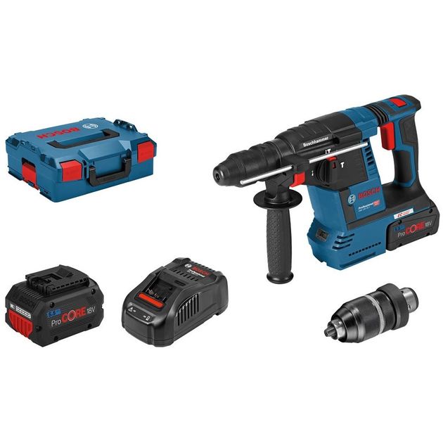 Bosch Перфоратор акумуляторний GBH 18V-26 F SDS-plus 18В акб 2х6А·год 2.6Дж 3.5кг, фото  | SNABZHENIE.com.ua