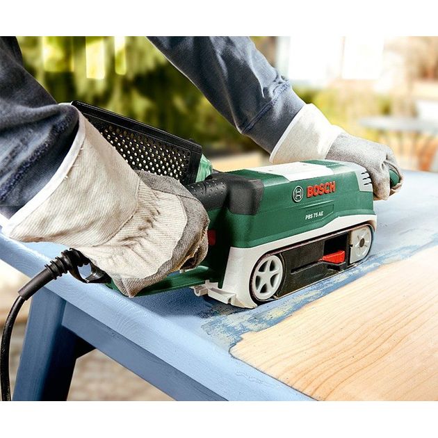 Bosch Шліфмашина стрічкова PBS 75 A 710Вт стрічка 533х75мм 350м·хв 3.4кг, фото , зображення 4 | SNABZHENIE.com.ua Bosch Шліфмашина стрічкова PBS 75 A 710Вт стрічка 533х75мм 350м·хв 3.4кг, фото , зображення 4 | SNABZHENIE.com.ua