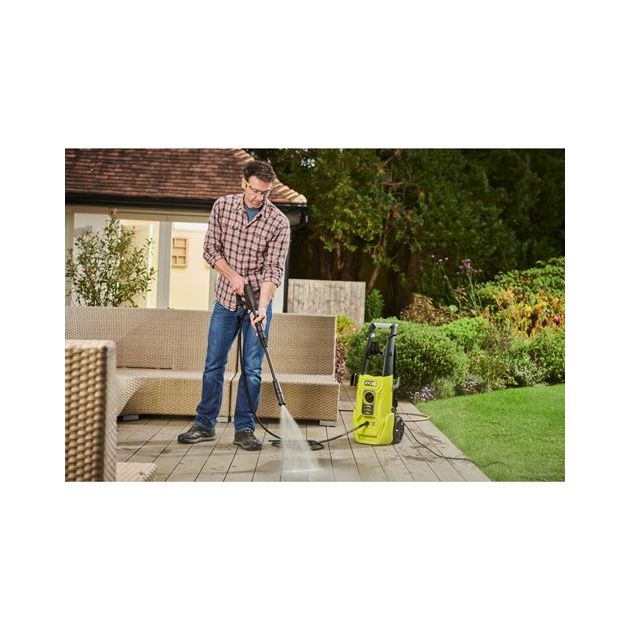 Ryobi Мінімийка високого тиску RY130PWA 1600Вт 130бар 420л/год шланг 5м 8.33кг, фото , зображення 5 | SNABZHENIE.com.ua Ryobi Мінімийка високого тиску RY130PWA 1600Вт 130бар 420л/год шланг 5м 8.33кг, фото , зображення 5 | SNABZHENIE.com.ua