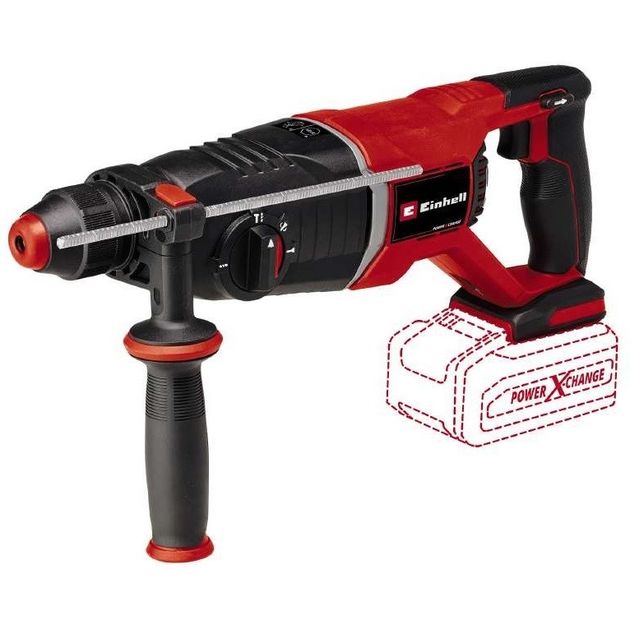 Einhell Перфоратор акумуляторний TP-HD 18/26 D Li BL - Solo PXC 18В 2.6Дж 2.9кг кейс (без АКБ та ЗП), фото  | SNABZHENIE.com.ua