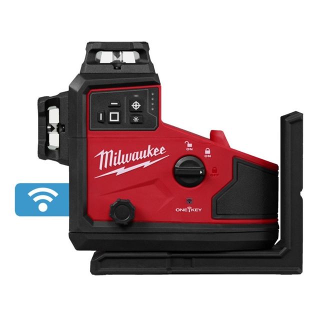 Нивелир лазерный аккумуляторный 3D MILWAUKEE M12 A3PLO-0  (360˚, зелёный луч), фото  | SNABZHENIE.com.ua