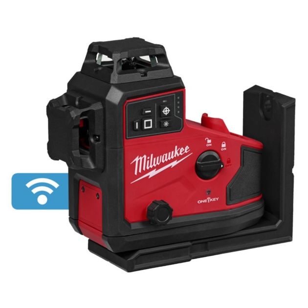 Нивелир лазерный аккумуляторный 3D MILWAUKEE M12 A3PLO-0  (360˚, зелёный луч), фото , изображение 2 | SNABZHENIE.com.ua