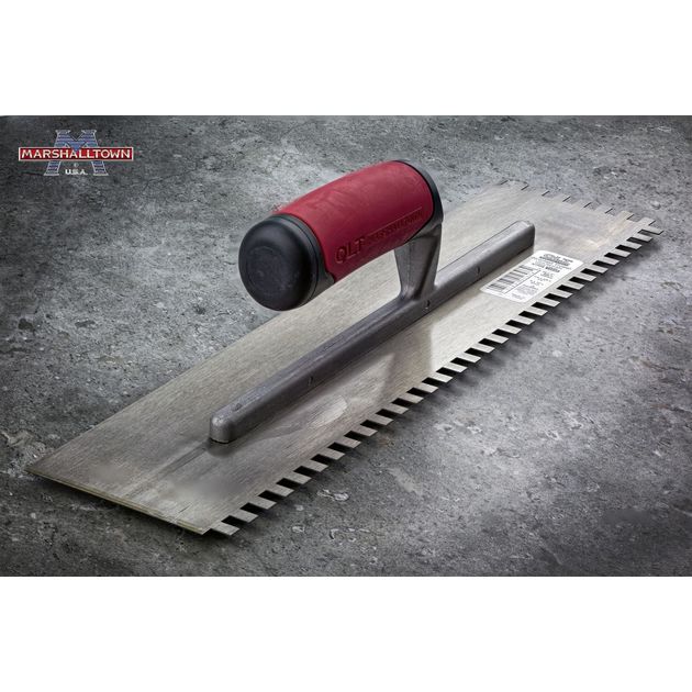 Зубчатый шпатель зуб 10мм MARSHALLTOWN QLT 406 x 102 мм, фото , изображение 2 | SNABZHENIE.com.ua Зубчатый шпатель зуб 10мм MARSHALLTOWN QLT 406 x 102 мм, фото , изображение 2 | SNABZHENIE.com.ua