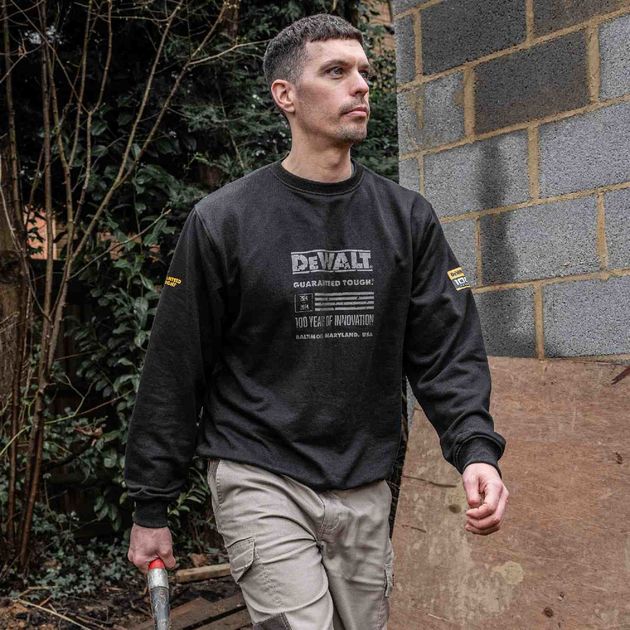 Свитшот DeWALT DWC237-001-XXL, фото , зображення 5 | SNABZHENIE.com.ua