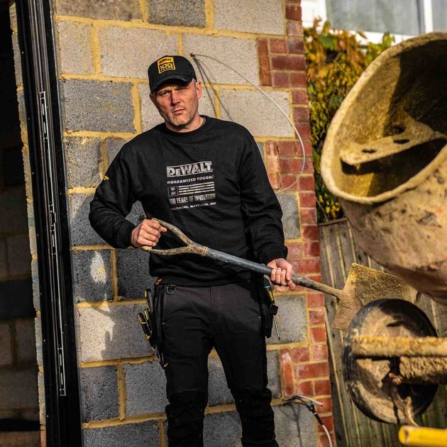 Свитшот DeWALT DWC237-001-XXL, фото , зображення 6 | SNABZHENIE.com.ua