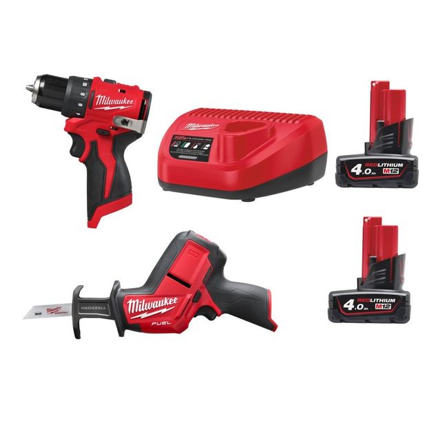 Набор из 2 инструментов аккумуляторных M12 BLPP2A-402B (ЗУ+2акк.Х4Ач+сумка), фото , изображение 2 | SNABZHENIE.com.ua Набор из 2 инструментов аккумуляторных M12 BLPP2A-402B (ЗУ+2акк.Х4Ач+сумка), фото , изображение 2 | SNABZHENIE.com.ua