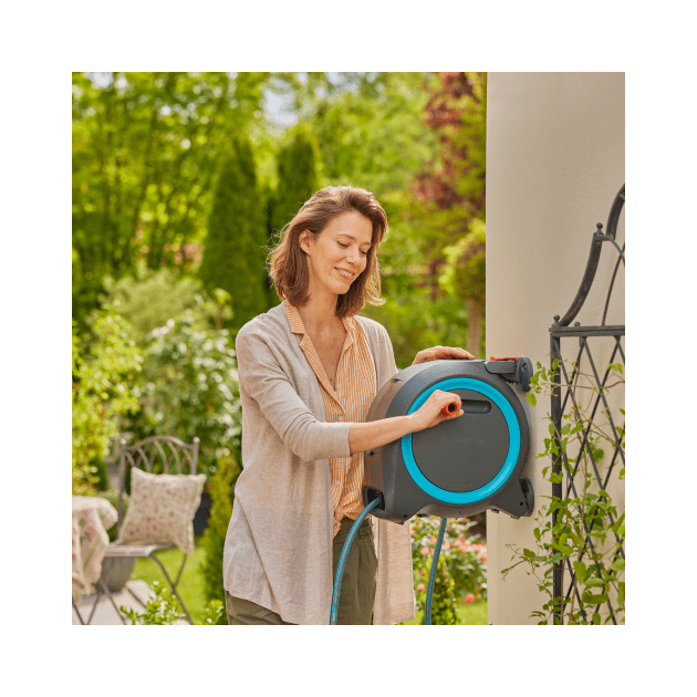 Катушка Gardena Dual Hose Box настенная и наземная 11 мм 25 м, фото , зображення 6 | SNABZHENIE.com.ua Катушка Gardena Dual Hose Box настенная и наземная 11 мм 25 м, фото , зображення 6 | SNABZHENIE.com.ua