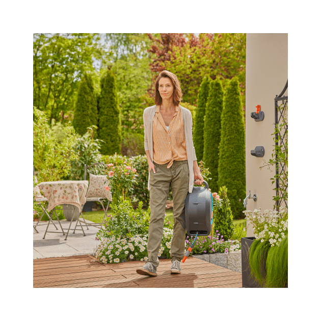 Катушка Gardena Dual Hose Box настенная и наземная 11 мм 25 м, фото , зображення 7 | SNABZHENIE.com.ua Катушка Gardena Dual Hose Box настенная и наземная 11 мм 25 м, фото , зображення 7 | SNABZHENIE.com.ua