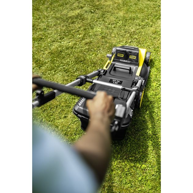 Karcher Газонокосарка акумуляторна LMO 5-18 Dual 18В 41см 25-70мм (без АКБ та ЗП), фото , изображение 10 | SNABZHENIE.com.ua Karcher Газонокосарка акумуляторна LMO 5-18 Dual 18В 41см 25-70мм (без АКБ та ЗП), фото , изображение 10 | SNABZHENIE.com.ua