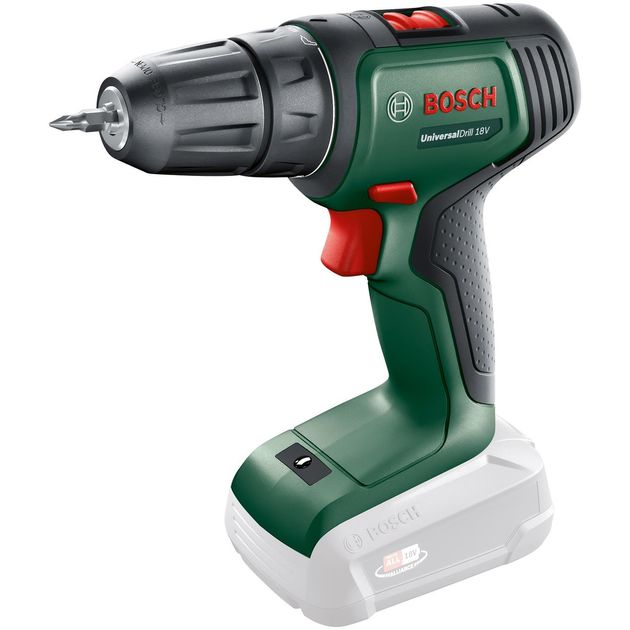 Bosch Шуруповерт-дриль UniversalDrill 18V, 2x1.5Ач, 40Нм, 440/1450 об/хв, ЗП, 1.2кг, кейс, фото  | SNABZHENIE.com.ua