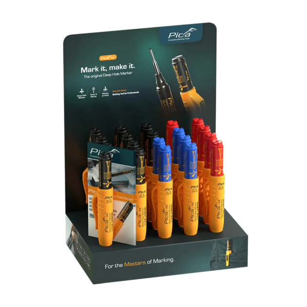 Набор карандашей PICA INK deep-hole-marker Черный (20 предметов), фото  | SNABZHENIE.com.ua