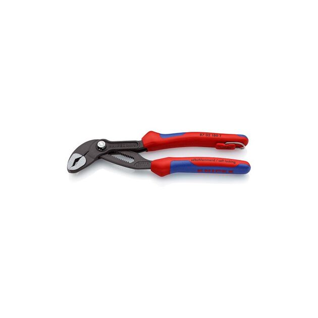 Сантехнические клещи Cobra KNIPEX 87 02 180 T BK, фото  | SNABZHENIE.com.ua