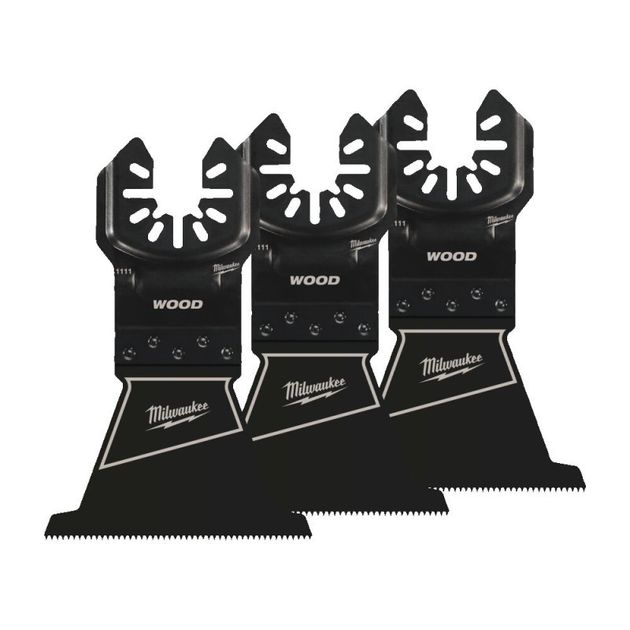 Полотно для мультитула OPEN-LOK™ MILWAUKEE, 64х40мм, (3шт), (дерево), фото  | SNABZHENIE.com.ua
