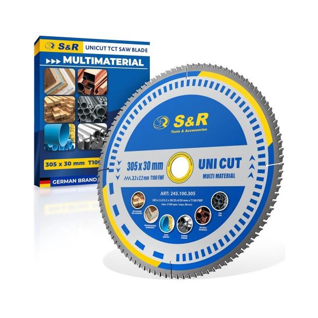 Диск пильный универсальный S&R UniCut Meister FWF 305х30х3,2 мм, фото  | SNABZHENIE.com.ua