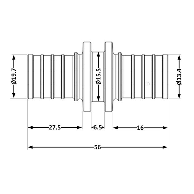 Переходних под натяжную гильзу Icma №1032 d16х2,2-25х3,5 851032GXBO05, фото , изображение 2 | SNABZHENIE.com.ua Переходних под натяжную гильзу Icma №1032 d16х2,2-25х3,5 851032GXBO05, фото , изображение 2 | SNABZHENIE.com.ua