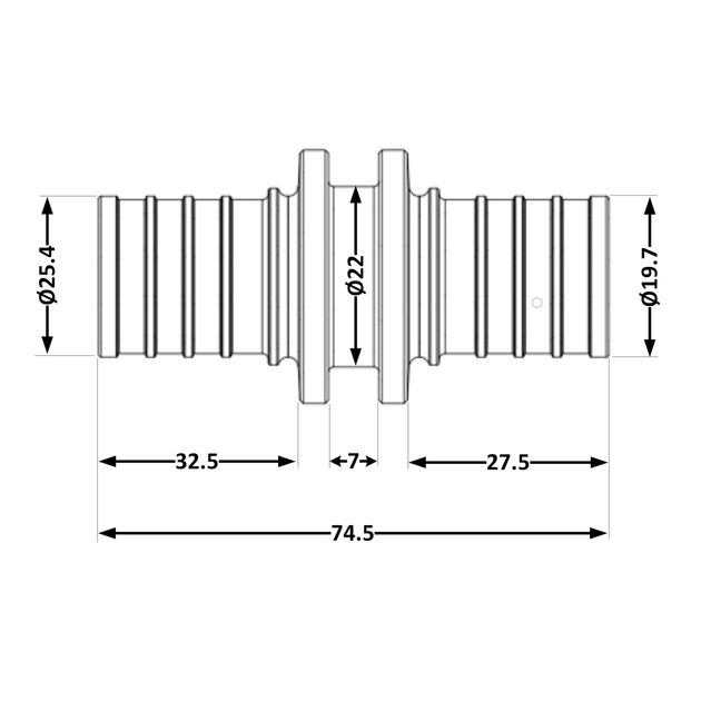 Переходних под натяжную гильзу Icma №1032 d25х3,5-32х4,4 851032GYGX05, фото , изображение 2 | SNABZHENIE.com.ua Переходних под натяжную гильзу Icma №1032 d25х3,5-32х4,4 851032GYGX05, фото , изображение 2 | SNABZHENIE.com.ua
