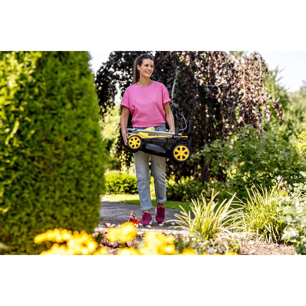 Karcher Газонокосарка акумуляторна LMO 34-18 Dual 18В 34см 25-60мм, фото , изображение 7 | SNABZHENIE.com.ua Karcher Газонокосарка акумуляторна LMO 34-18 Dual 18В 34см 25-60мм, фото , изображение 7 | SNABZHENIE.com.ua