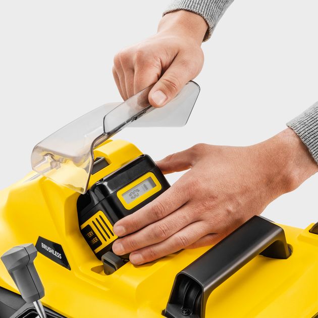 Karcher Газонокосарка акумуляторна LMO 34-18 Dual 18В 34см 25-60мм, фото , изображение 5 | SNABZHENIE.com.ua Karcher Газонокосарка акумуляторна LMO 34-18 Dual 18В 34см 25-60мм, фото , изображение 5 | SNABZHENIE.com.ua