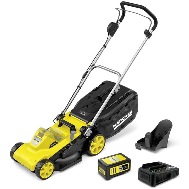Karcher Газонокосарка акумуляторна LMO 34-18 Dual 18В 34см 25-60мм, фото  | SNABZHENIE.com.ua