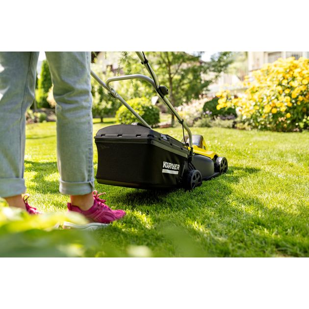 Karcher Газонокосарка акумуляторна LMO 2-18 Battery 18В 32см акб 1х5А·год 25-60мм, фото , изображение 10 | SNABZHENIE.com.ua Karcher Газонокосарка акумуляторна LMO 2-18 Battery 18В 32см акб 1х5А·год 25-60мм, фото , изображение 10 | SNABZHENIE.com.ua