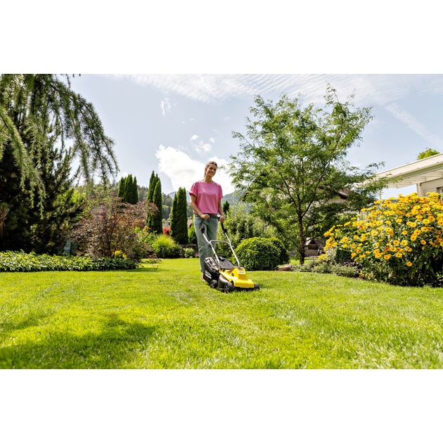 Karcher Газонокосарка акумуляторна LMO 2-18 Battery 18В 32см акб 1х5А·год 25-60мм, фото , изображение 8 | SNABZHENIE.com.ua Karcher Газонокосарка акумуляторна LMO 2-18 Battery 18В 32см акб 1х5А·год 25-60мм, фото , изображение 8 | SNABZHENIE.com.ua